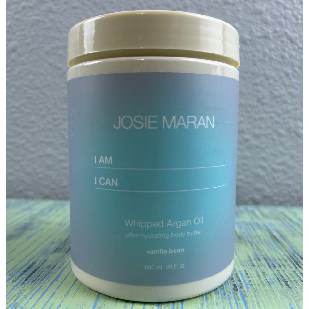 Josie Maran Whipped Argan Oil Body Butter VANILLA BEAN JUMBO 20oz SEALED
